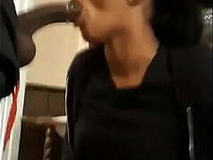 Ebony Babe cumshot